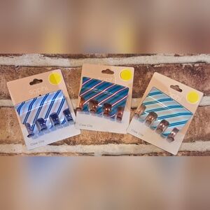 Sophi Mullti-colored Striped Claw Clips Bundle - Pack of 11